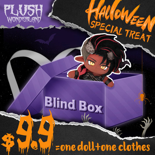 【Halloween $9.9 Blind Box】PLUSH WONDERLAND Halloween Special Treat Blind Box