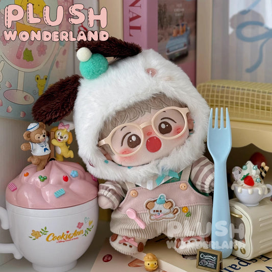 【IN STOCK】PLUSH WONDERLAND Cream Mint Dog Plushies Cotton Doll Clothes 20CM