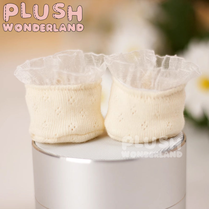 【Auf Lager】PLUSH WONDERLAND 20cm Plüschtier aus Baumwolle, Puppensocken mit Spitze, Accessoires