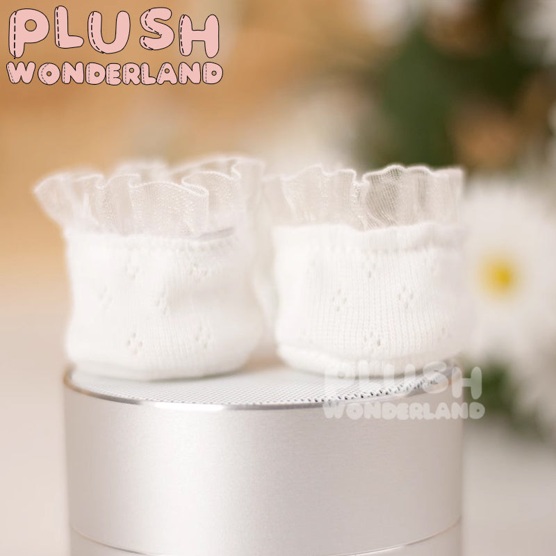 【In Stock】PLUSH WONDERLAND 20cm Plushies Cotton Doll Lace Socks Prop Accessories