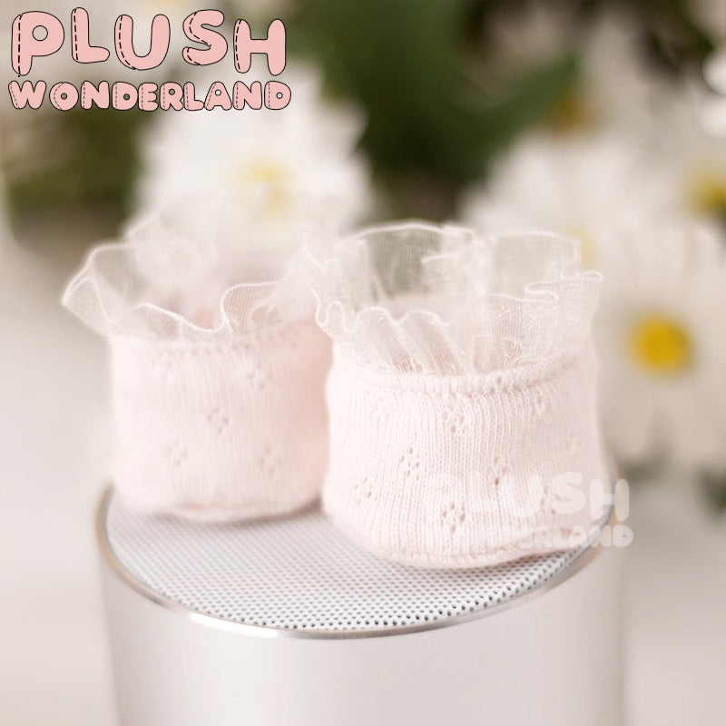 【In Stock】PLUSH WONDERLAND 20cm Plushies Cotton Doll Lace Socks Prop Accessories