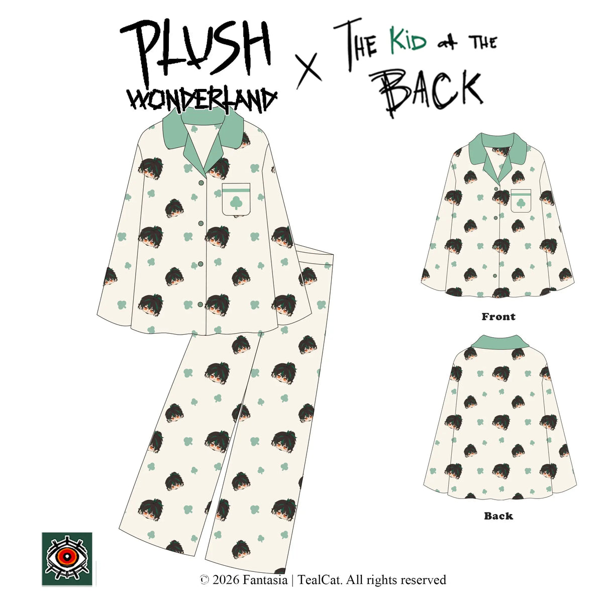 [Pajamas] [Authorized] The Kid at the Back Solivan Brugmansia Pajamas