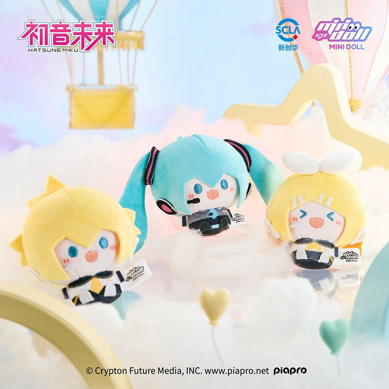 【PRESALE】PLUSH WONDERLAND MIKKU 8CM  Round and Fluffy Pendant Doll Plushies