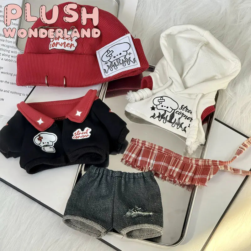 【IN STOCK】PLUSH WONDERLAND Vintage Cool Dog Hoodie 20CM Doll Clothes - plushwonderland