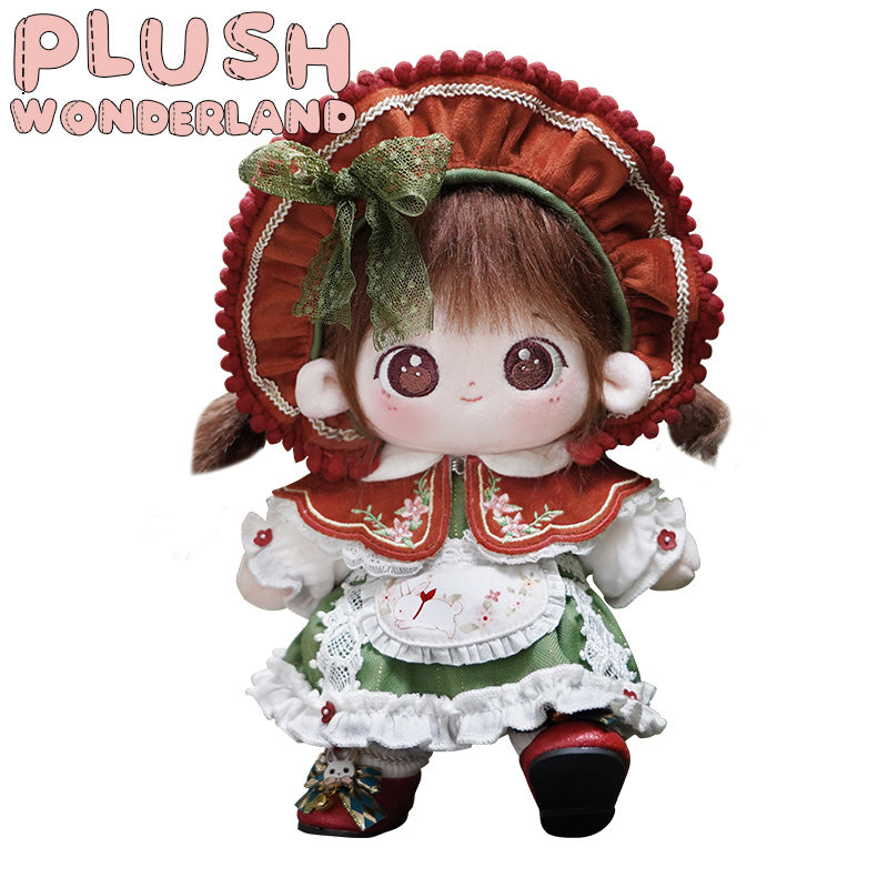【Auf Lager】Plüschtier „Wunderland Beeren-Teeparty“ aus Plüsch, 20 cm, inklusive Kleidung aus Baumwolle