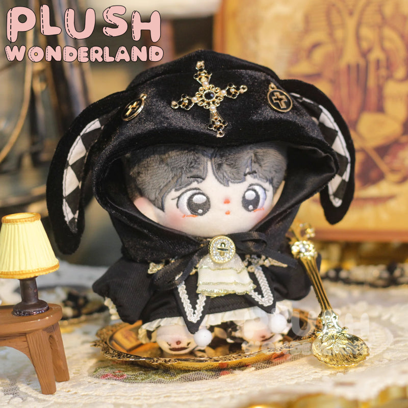 【VORVERKAUF】Plüschtier Edward Dark Rabbit aus dem Wunderland, 10 cm, mit Baumwollkleidung