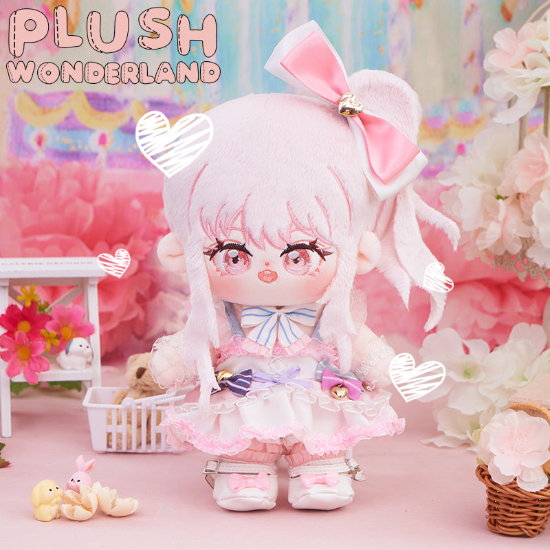 【 Ready For Ship】PLUSH WONDERLAND Pink Hair Girl Doll Plushie 20CM  FANMADE