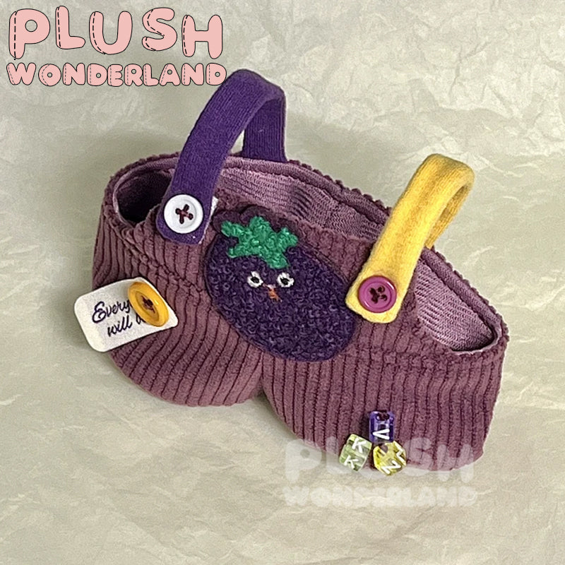 【Auf Lager】Plüschtiere aus dem Wunderland: Obst- und Gemüseoveralls, 15 cm/20 cm, aus Baumwolle