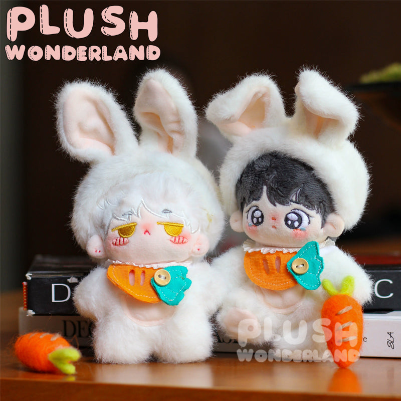 【IN STOCK】PLUSH WONDERLAND Easter Rabbit Plushies Cotton Doll Clothes 10CM Starfish Body