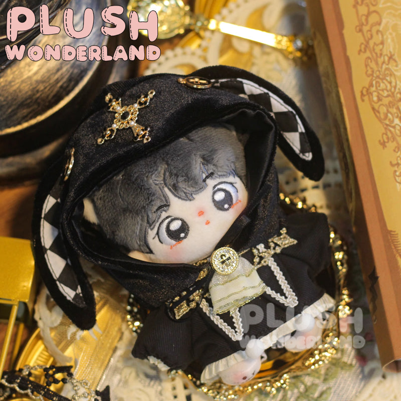 【IN STOCK】PLUSH WONDERLAND Edward Dark Rabbit Plushies Cotton Doll Clothes 10 CM