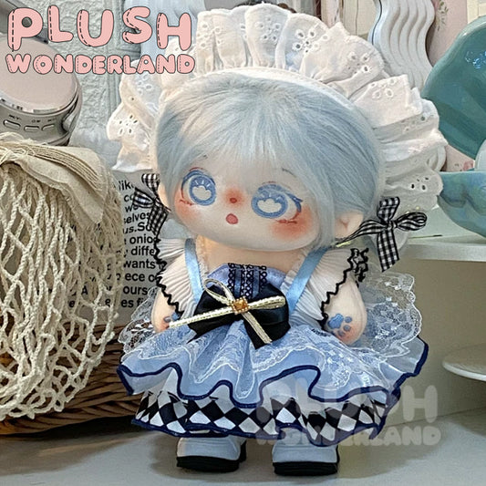 【IN STOCK】PLUSH WONDERLAND Alice in Wonderland Blue Petticoat Dress 20CM Doll Clothes