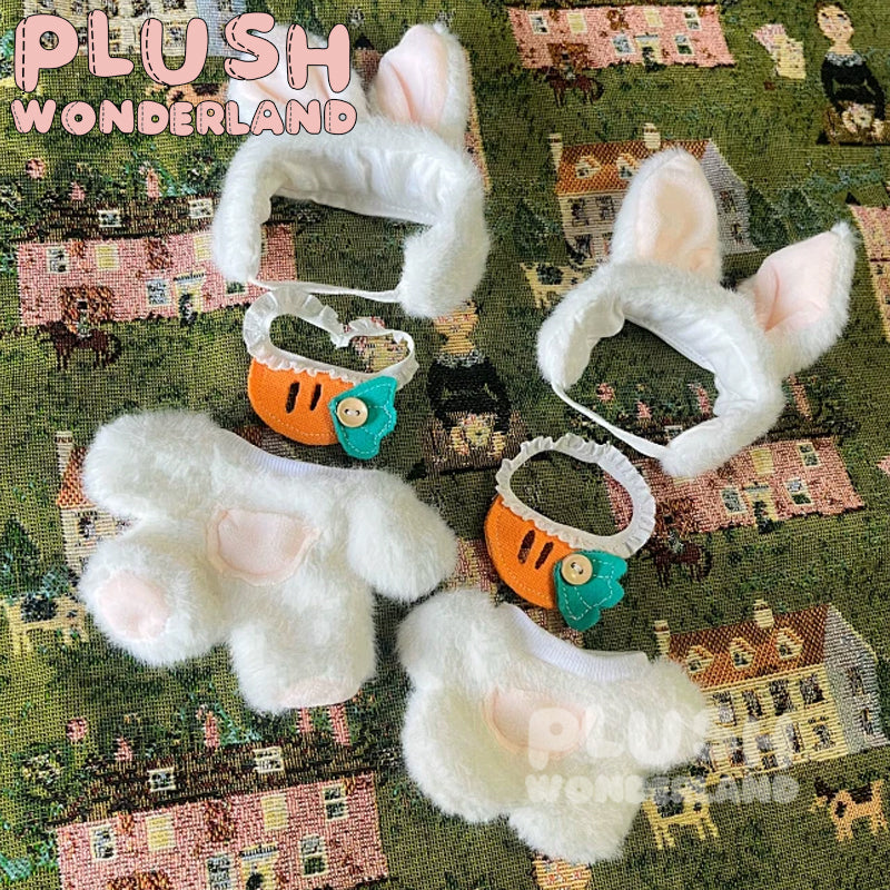 【IN STOCK】PLUSH WONDERLAND Easter Rabbit Plushies Cotton Doll Clothes 10CM Starfish Body