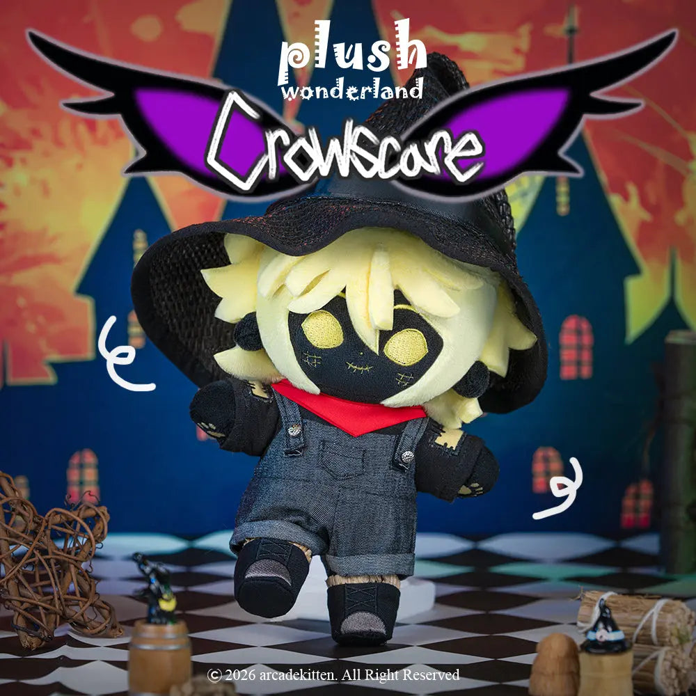 【In Stock】【Authorized】PLUSH WONDERLAND Crowscare Ryo Night Ver. 20CM Plushie Cotton Doll   【In Stock】【Authorized】PLUSH WONDERLAND Crowscare Ryo Night Ver. 20CM Plushie Cotton Doll