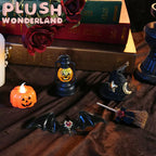 【In Stock】PLUSH WONDERLAND 20CM Plushies Cotton Doll Witch Hat Pumpkin Light Broom Halloween Set FANMADE