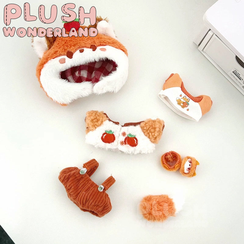 【In Stock】PLUSH WONDERLAND Apple  Fox And Orange Dog Plushies Cotton Doll Clothes 10CM/20CM
