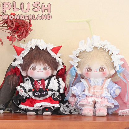【In Stock】PLUSH WONDERLAND Angel Heart & Devil Wings Plushies Cotton Doll Clothes 20 CM