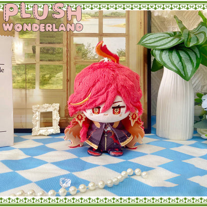 【IN STOCK】PLUSH WONDERLAND Red Blue Hair Plushie 10CM Cotton Doll Natlan Keychain