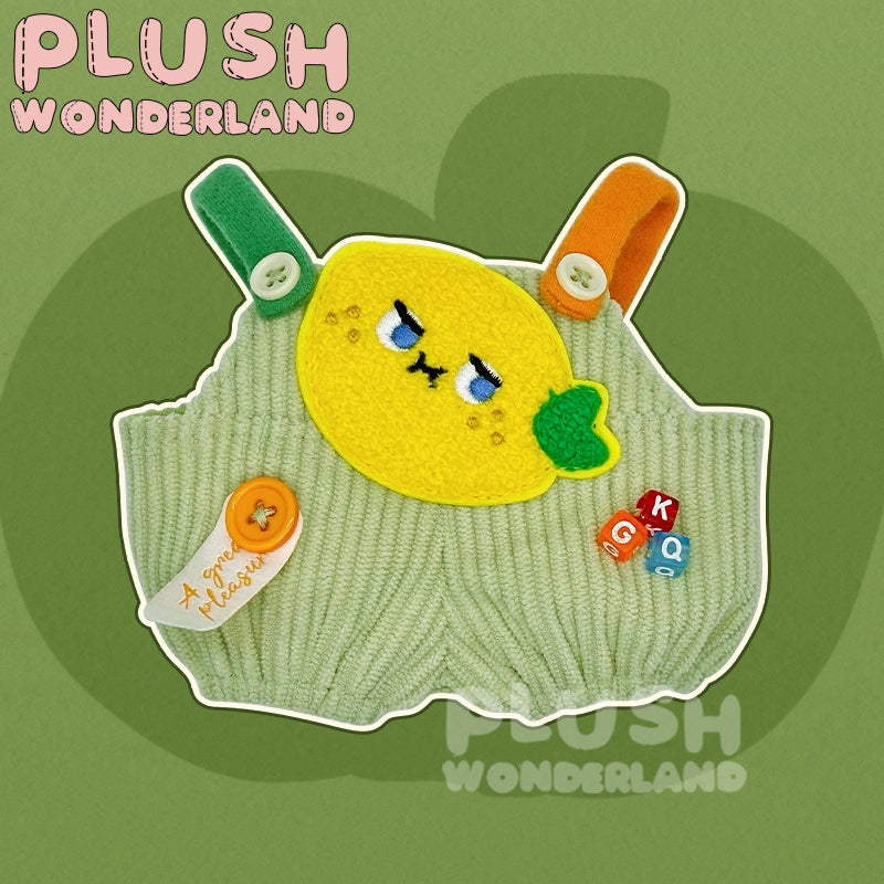 【Auf Lager】Plüschtiere aus dem Wunderland: Obst- und Gemüseoveralls, 15 cm/20 cm, aus Baumwolle