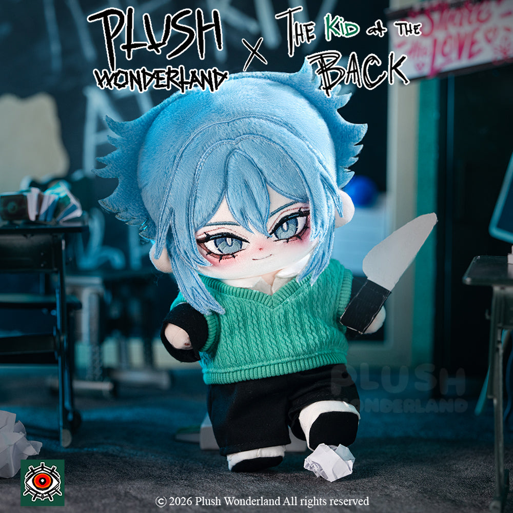 【INSTOCK】【Authorized】PLUSH WONDERLAND The Kid at the Back Hyugo Plushie 20CM Doll Authorized