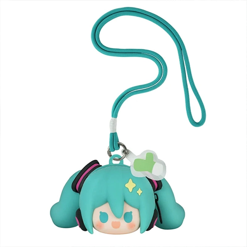 【PRESALE】PLUSH WONDERLAND MIKKU 15CM Silicone Coin Purse Plushie Bag Headphone Bag