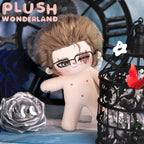 【Auf Lager】Plüschtier „Wunderland“ mit Brille, 20 cm, aus Baumwolle, hergestellt von Fans 