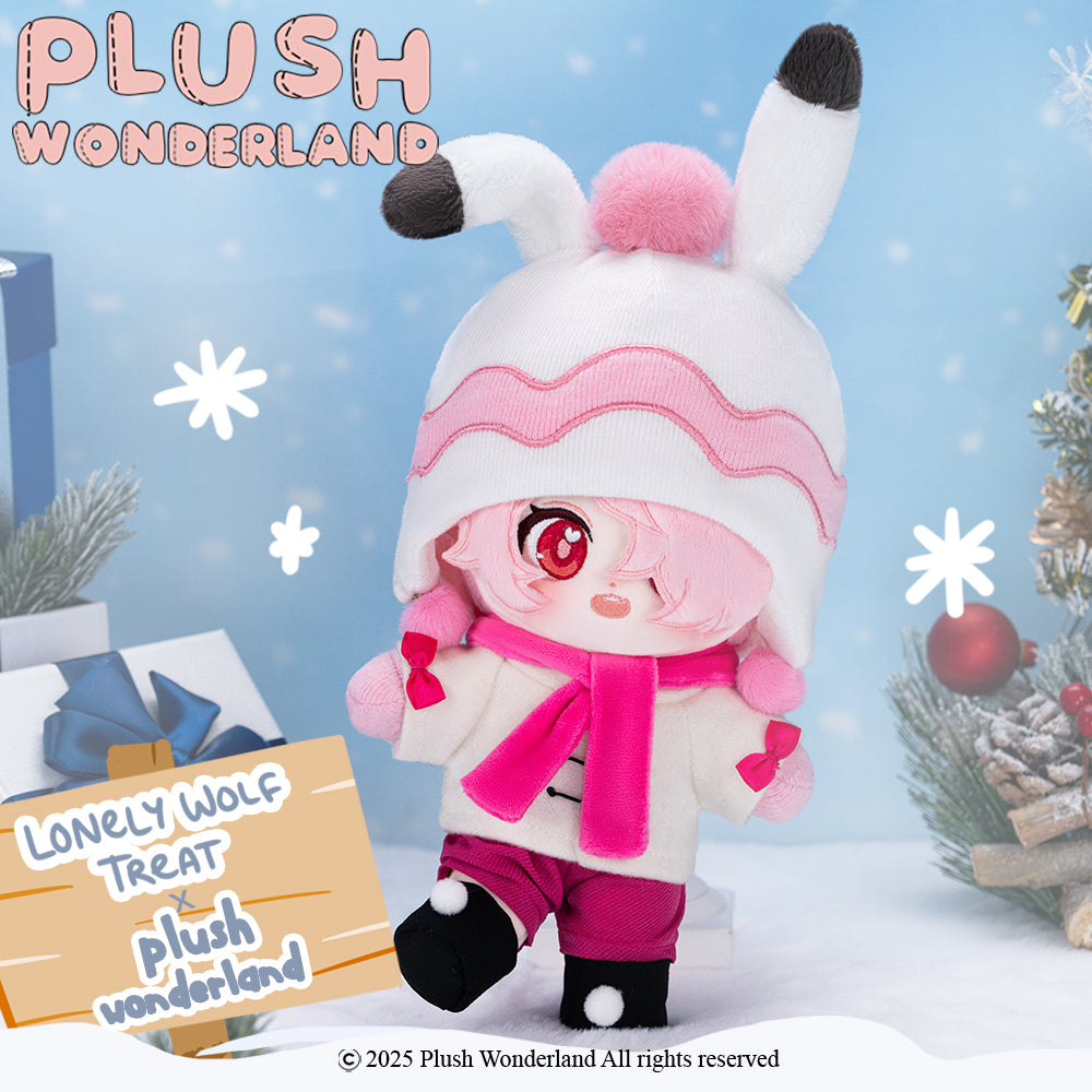 【VORVERKAUF】【Autorisierter Händler】PLUSH WONDERLAND Lonely Wolf Treat Mochi 20CM Plüschtier aus Baumwolle