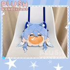 【Auf Lager】Plüsch-Wunderland-Spielpuppe mit großem Mund, Umhängetasche, blau, Itabag, Fanartikel