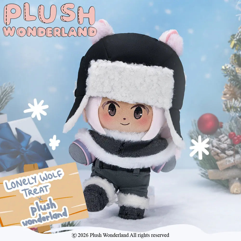 【Sold Out】【Authorized】PLUSH WONDERLAND Lonely Wolf Treat Trick 20CM Plushie Cotton Doll
