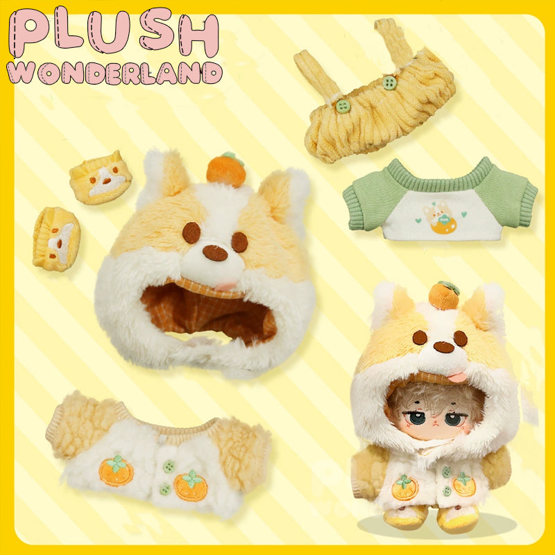 【In Stock】PLUSH WONDERLAND Apple  Fox And Orange Dog Plushies Cotton Doll Clothes 10CM/20CM