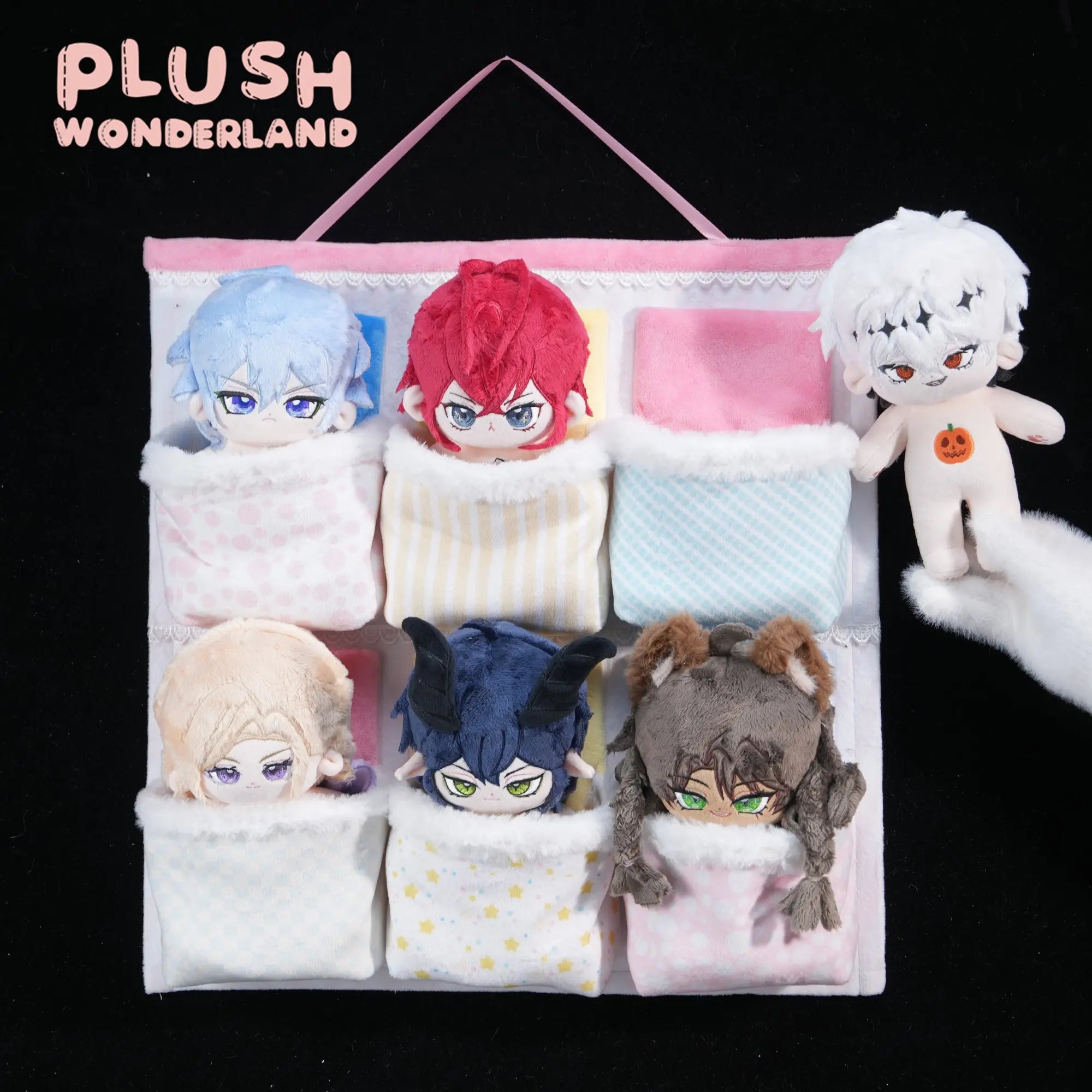 【PRESALE】PLUSH WONDERLAND 20cm Plushies Cotton Doll Storage Wall Hanging Bag Display   【PRESALE】PLUSH WONDERLAND 20cm Plushies Cotton Doll Storage Wall Hanging Bag Display