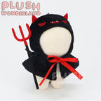 【Auf Lager】Kleidung für Plüsch-Wunderland-Puppen (10 cm) – Halloween-Kleidung – Umhang – Teufelsgabel
