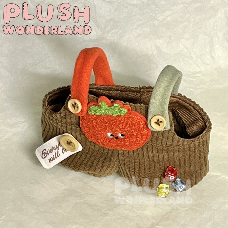 【Auf Lager】Plüschtiere aus dem Wunderland: Obst- und Gemüseoveralls, 15 cm/20 cm, aus Baumwolle