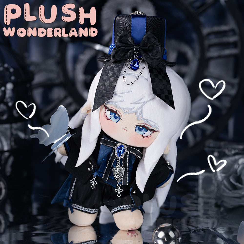 【Ausverkauft】Plüschtier WONDERLAND 20 cm, weißes Haar, Baumwollpuppe, FANMADE