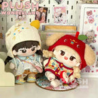 【IN STOCK】PLUSH WONDERLAND Cute Little Apple Dog Plushies Cotton Doll Clothes 20CM