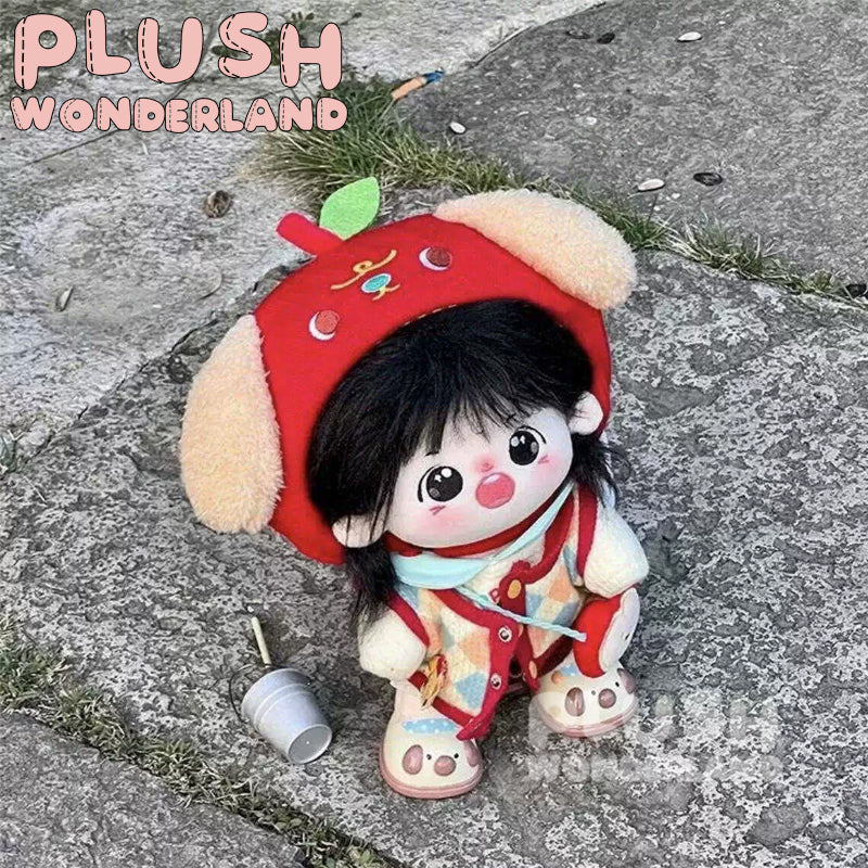 【IN STOCK】PLUSH WONDERLAND Cute Little Apple Dog Plushies Cotton Doll Clothes 20CM