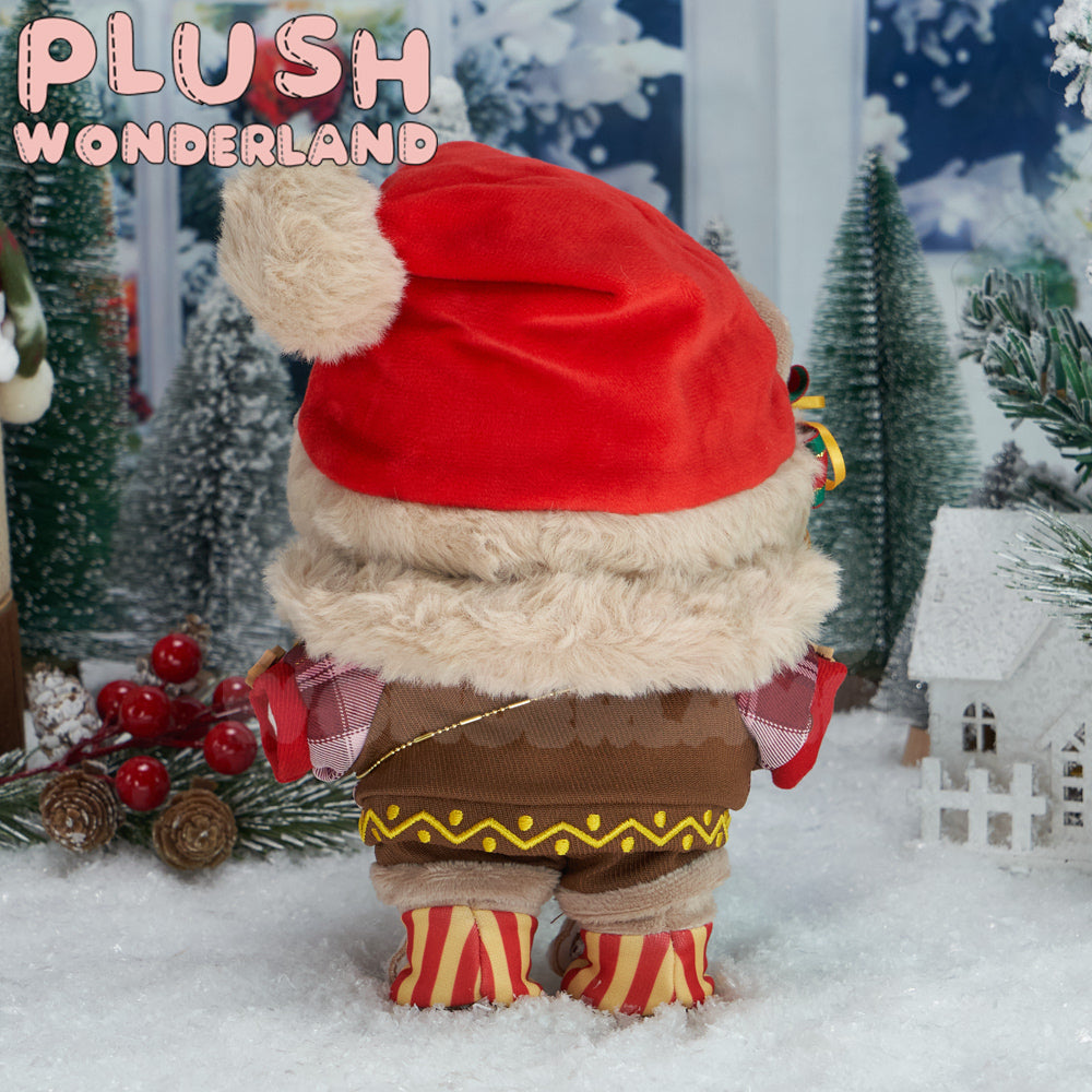 【IN STOCK】PLUSH WONDERLAND Christmas Bear Cotton Doll Clothes 20CM Fluffy Hat Sweater