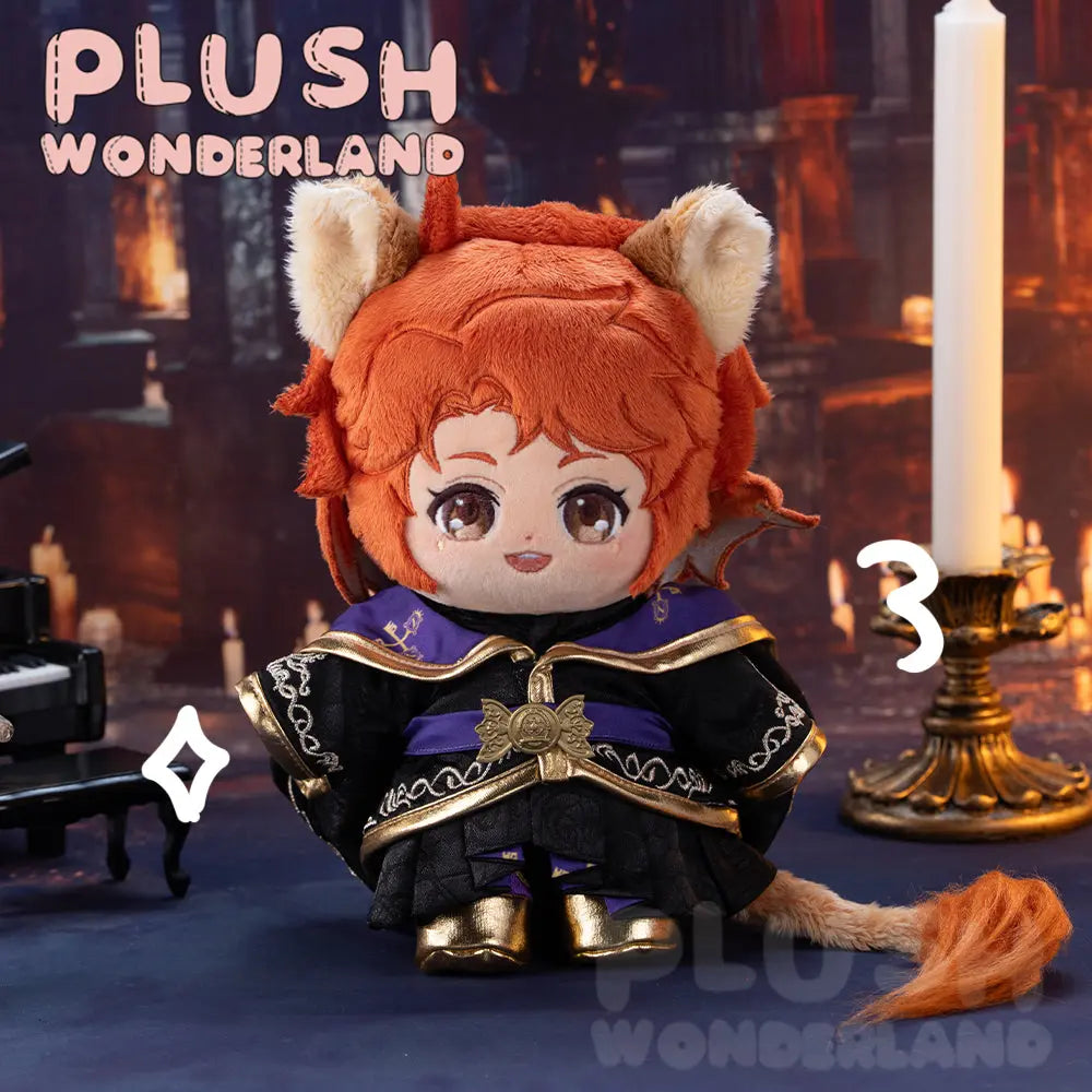 【Plüschtier-Design】Plüschtier WONDERLAND Twisted-Wonderland Cheka Baumwollpuppe, 20 cm, Fan-Herstellung