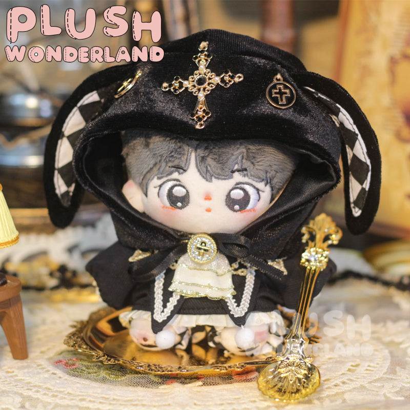 【IN STOCK】PLUSH WONDERLAND Edward Dark Rabbit Plushies Cotton Doll Clothes 10 CM