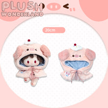 Load image into Gallery viewer, 【PRESALE】PLUSH WONDERLAND Dog/ Pig/ Sheep Animal Fluffy Cloak Doll Clothes 10CM/20CM/40CM White Yellow Pink
