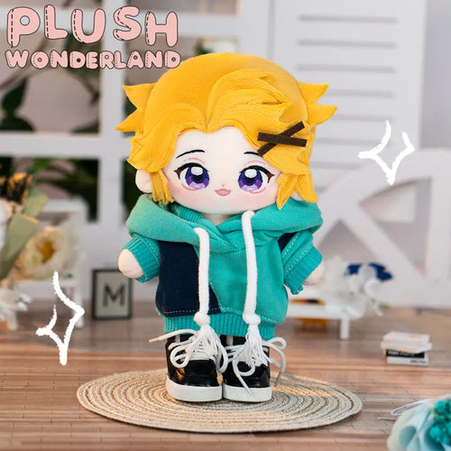 【Sold Out】PLUSH WONDERLAND Blonde Puppy Plushie Cotton Doll FANMADE 20CM - plushwonderland
