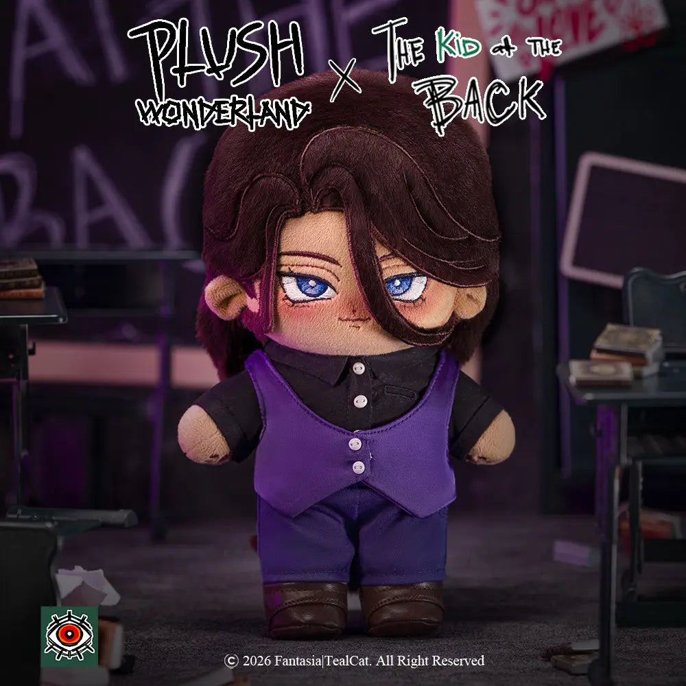 【INSTOCK】【Authorized】PLUSH WONDERLAND The Kid at the Back Jericho Ichabod Plushie 20CM Cotton Doll Authorized   【INSTOCK】【Authorized】PLUSH WONDERLAND The Kid at the Back Jericho Ichabod Plushie 20CM Cotton Doll Authorized