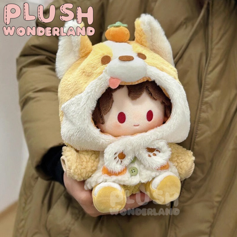 【In Stock】PLUSH WONDERLAND Apple  Fox And Orange Dog Plushies Cotton Doll Clothes 10CM/20CM