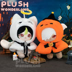 【IN STOCK】PLUSH WONDERLAND Doll Clothes 10CM Halloween Cloak White Orange