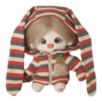 【IN STOCK】PLUSH WONDERLAND Cute Bunny Stripe Unisex Clothes Boys & Girls 20CM Doll Clothes