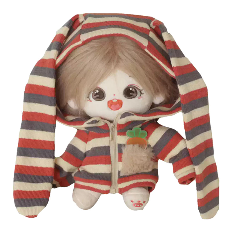 【IN STOCK】PLUSH WONDERLAND Cute Bunny Stripe Unisex Clothes Boys & Girls 20CM Doll Clothes