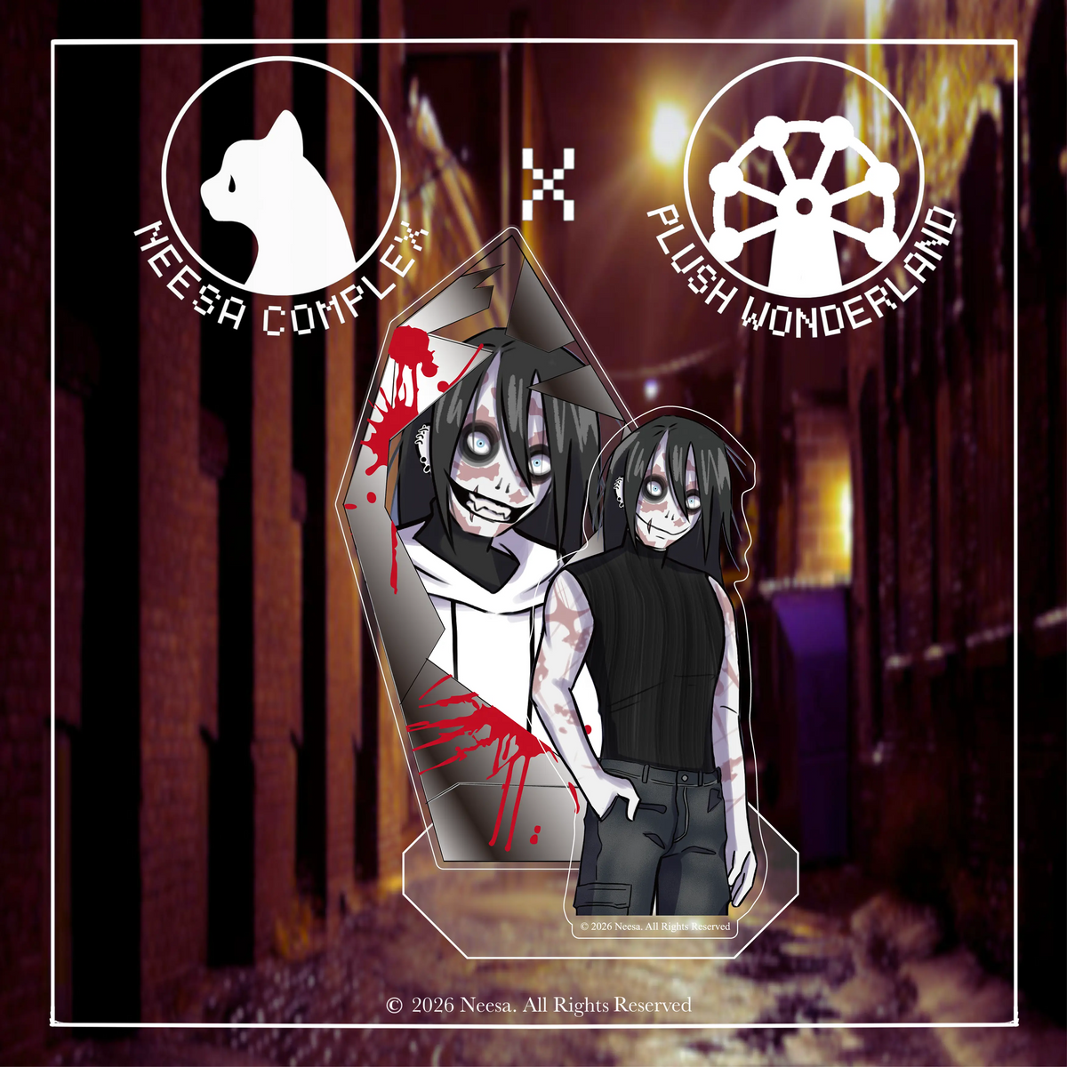 [Acrylic Standees][Authorized] Fear Me [Jeff the Killer's Dating Sim] Jeff Acrylic Standees