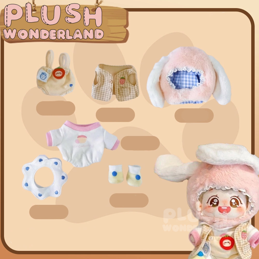 【IN STOCK】PLUSH WONDERLAND Honey Bear Cake Cute 15CM/20CM Cotton Doll Clothes