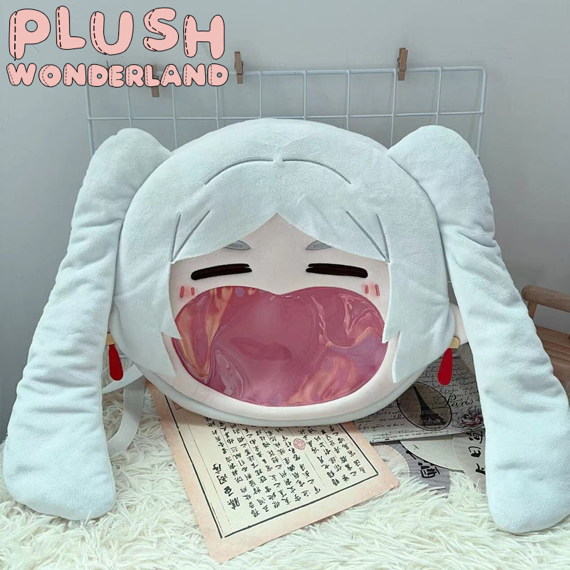 【INSTOCK】PLUSH WONDERLAND White Long Hair Girl Crossbody Bag Itabag FANMADE