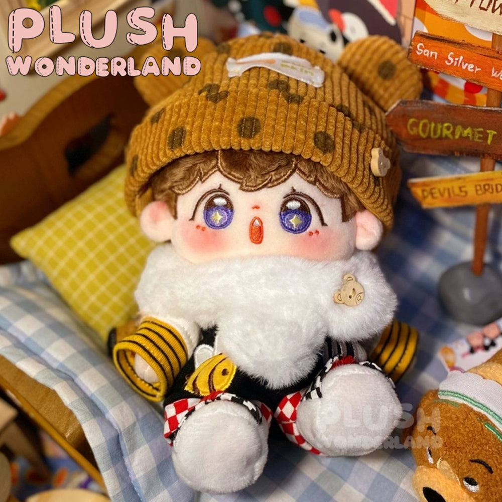 【IN STOCK】PLUSH WONDERLAND Honey Bear Cake Cute 15CM/20CM Cotton Doll Clothes