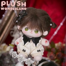 Load image into Gallery viewer, 【INSTOCK】PLUSH WONDERLAND Tiramisu Witch Black White Cotton Doll Plush Clothes 20 CM
